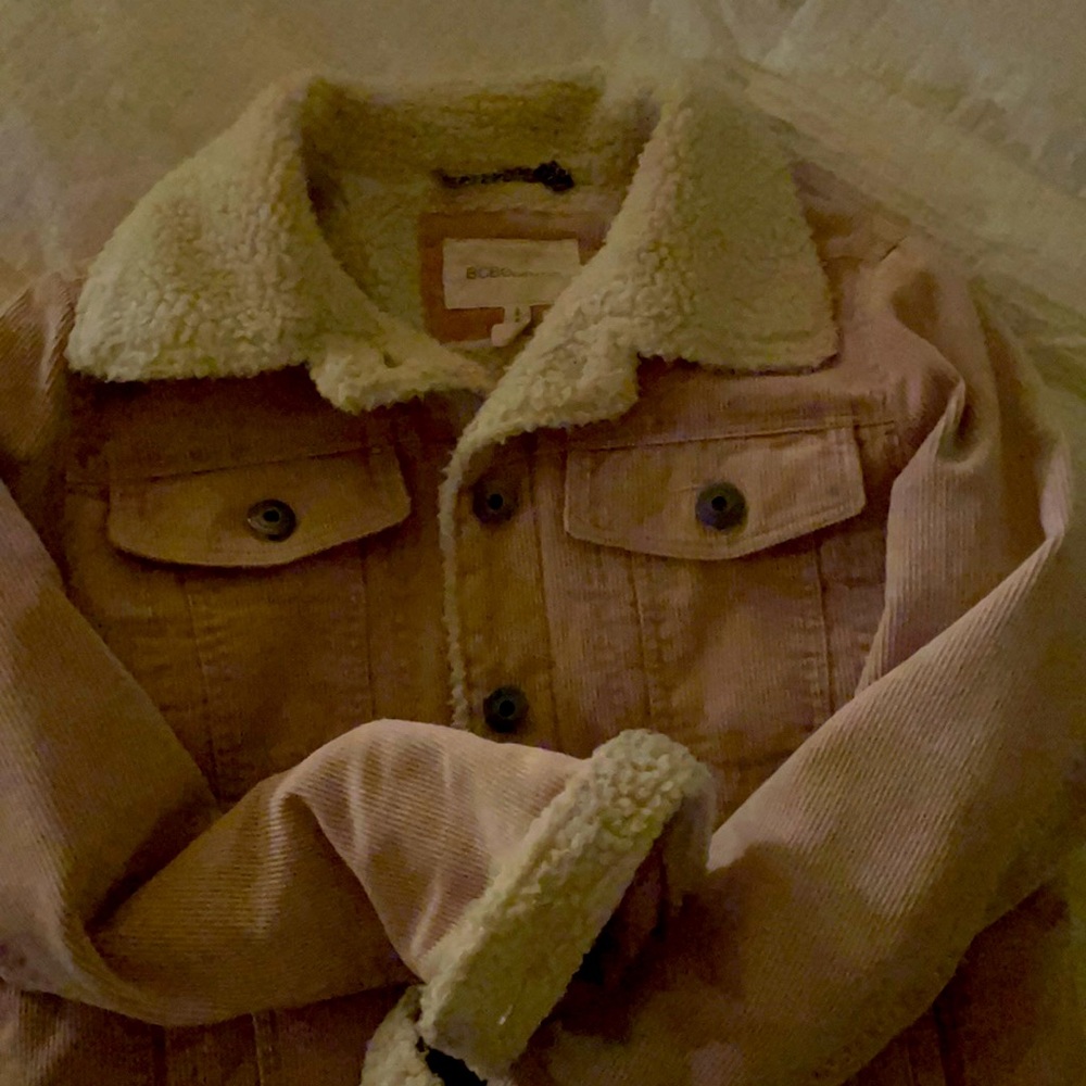 Courdoroy pink BCBG coat